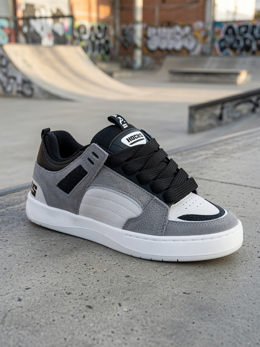 tênis hocks skate casual couro original