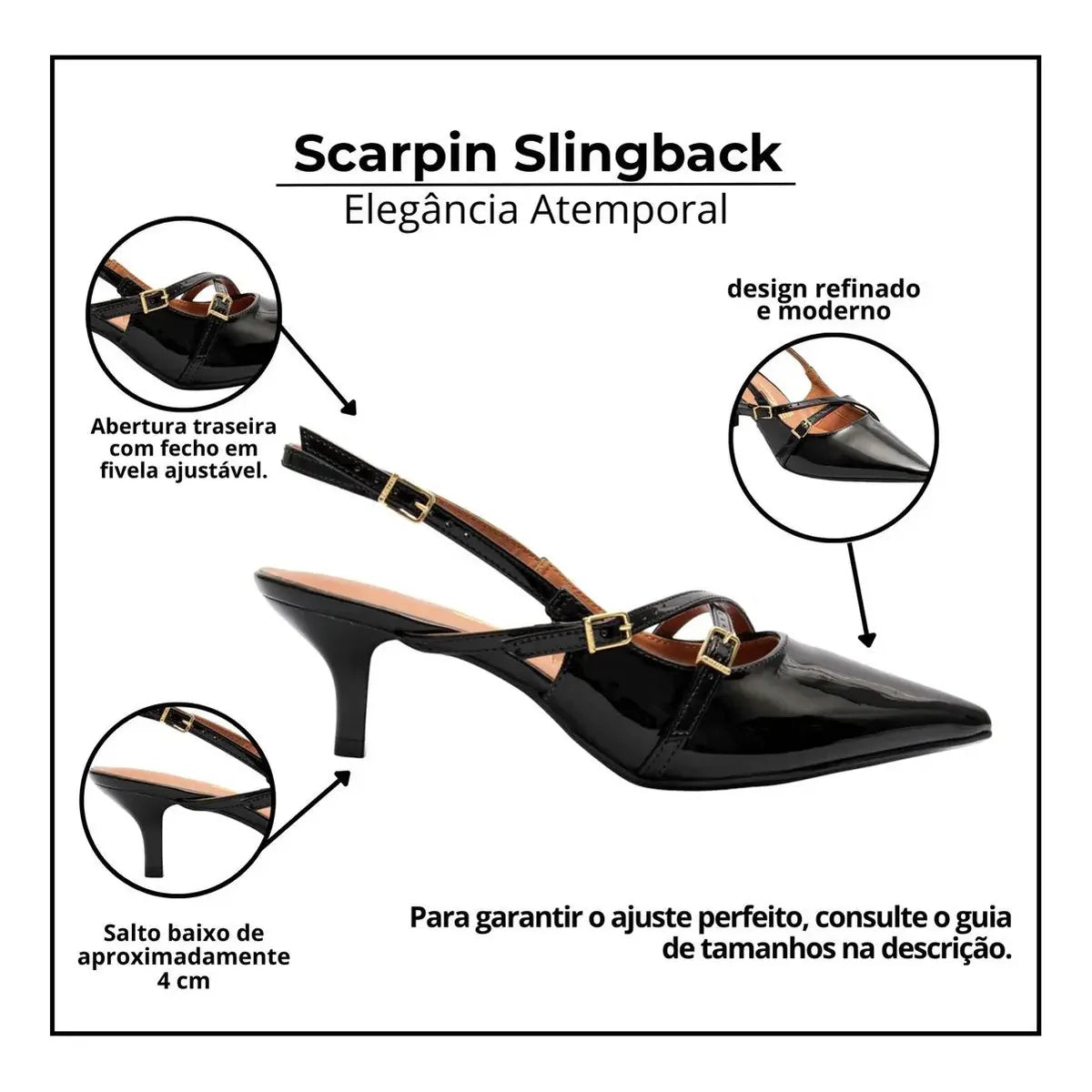 Scarpin Vizzano Slingback