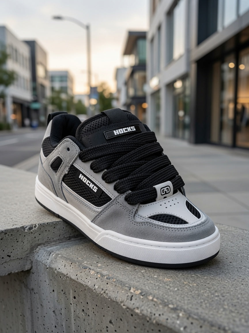 tênis hocks skate casual couro original
