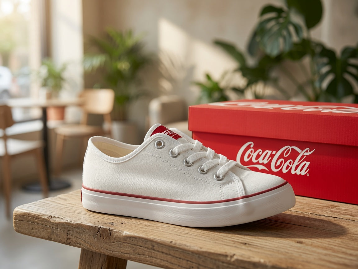 Tênis Coca Cola lona tecido/ casual original