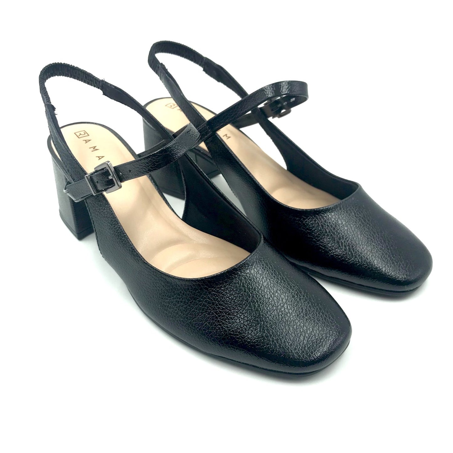 Ramarim Slingback de salto alto bloco