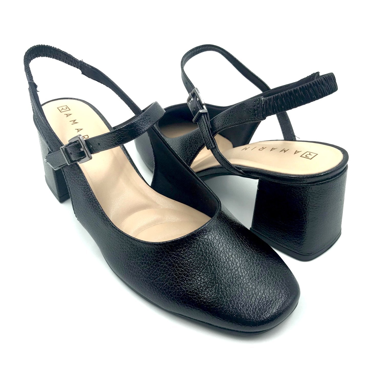 Ramarim Slingback de salto alto bloco