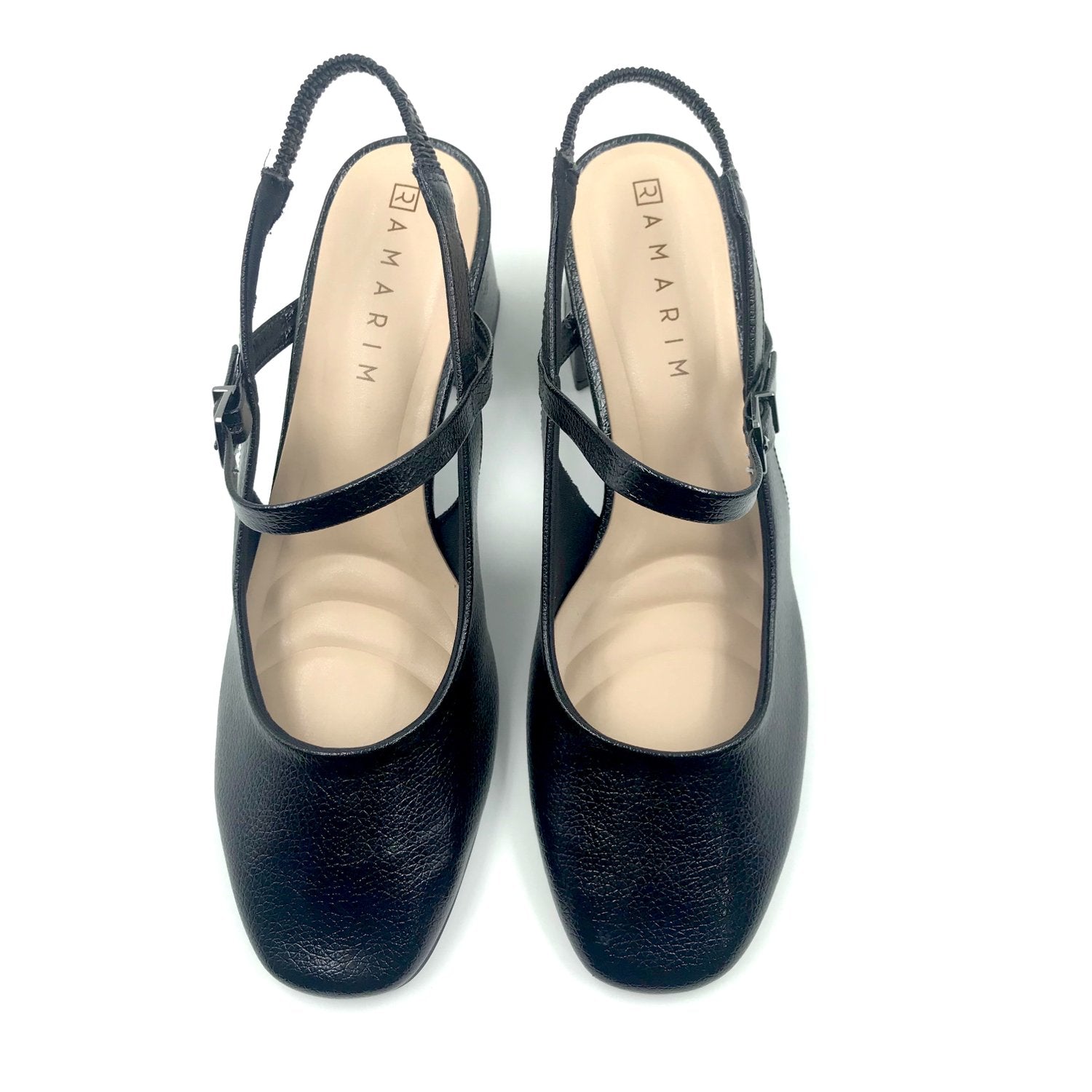 Ramarim Slingback de salto alto bloco